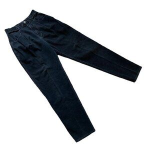 Nevada Grey Corduroy Pleated Trousers Pants High Rise Bareback Vintage Y2K